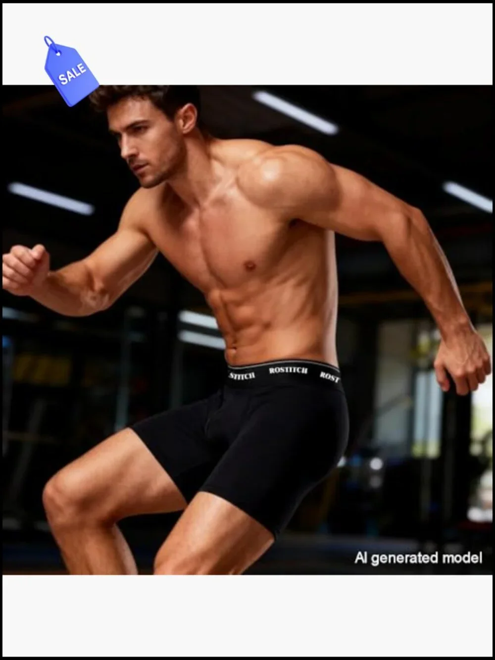 Men's Cotton Boxer Briefs 8-Pack Multipack - Breathable Moisture Wicking
